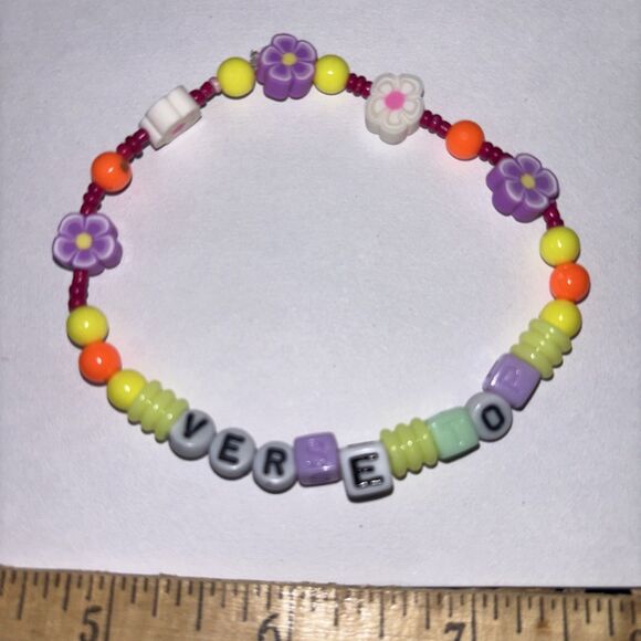 Multicolor “Verse Top” Bracelet Adult Humor Beaded Handmade Naughty Accessories - Picture 2 of 3